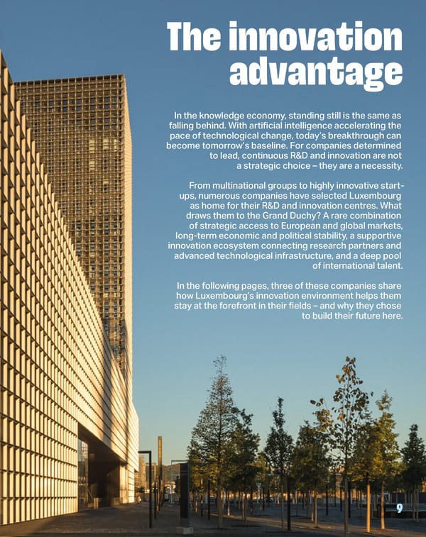 CROSSROADS: Innovation, Research & Investment in Luxembourg - Page 9