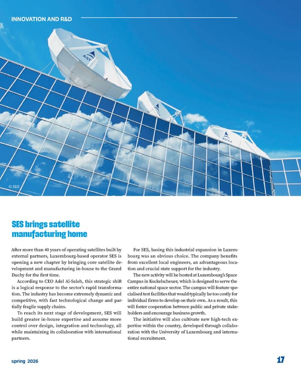 CROSSROADS: Innovation, Research and Investment in Luxembourg  - Page 17