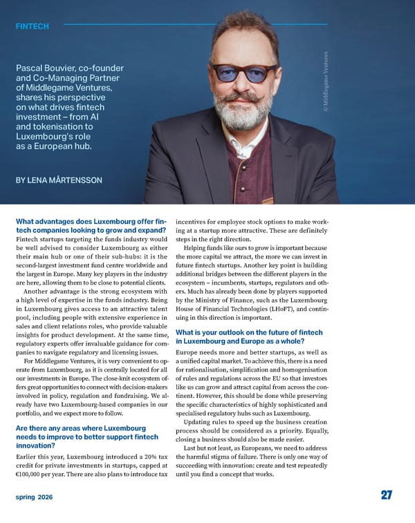 CROSSROADS: Innovation, Research & Investment in Luxembourg  - Page 27