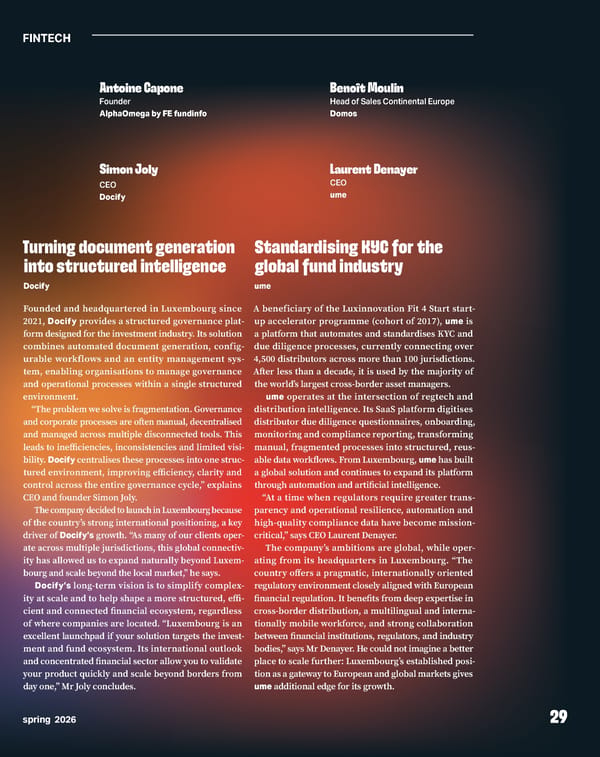 CROSSROADS: Innovation, Research & Investment in Luxembourg - Page 29